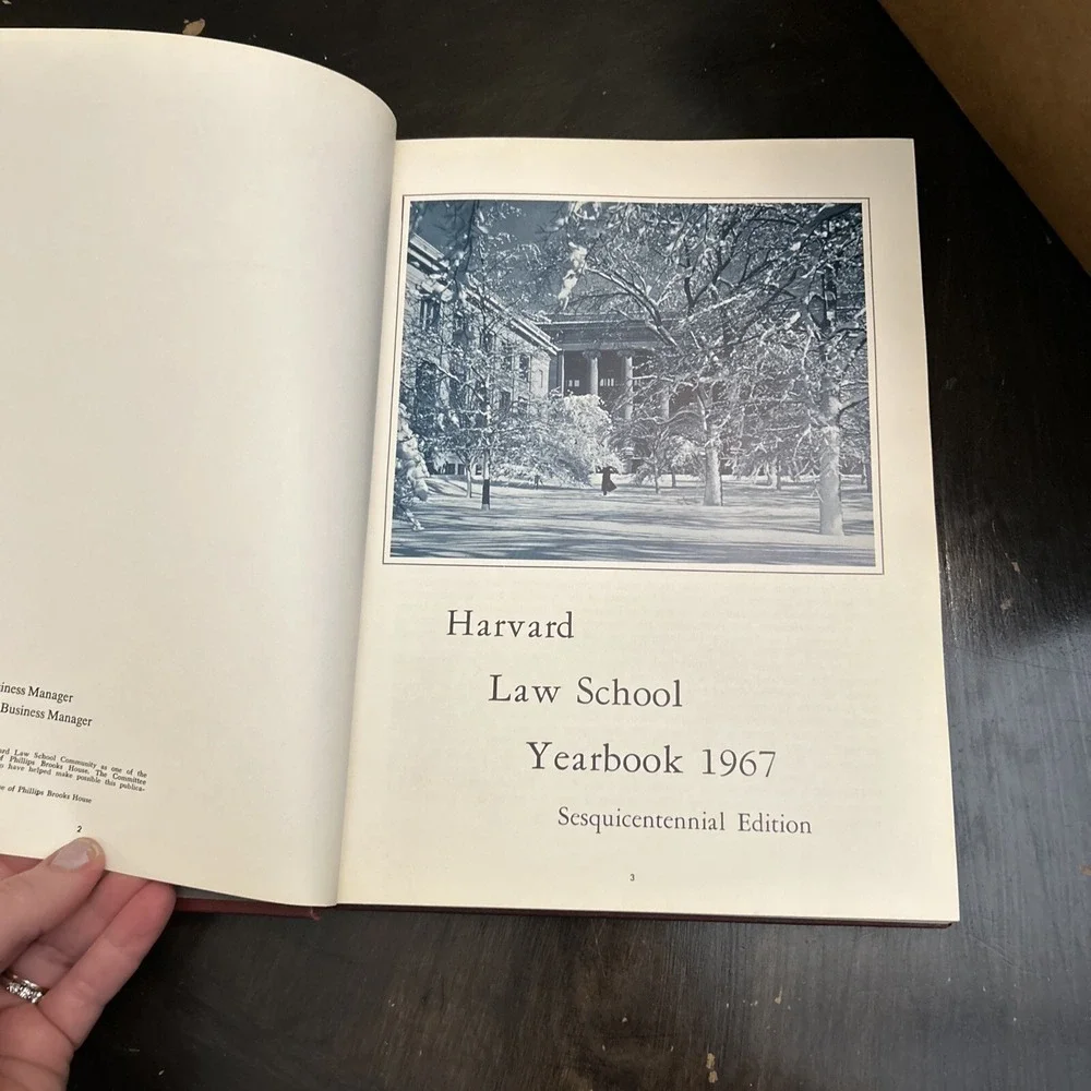 Harvard University Law School 1967  Yearbook Sesquicentennial‎ Edition